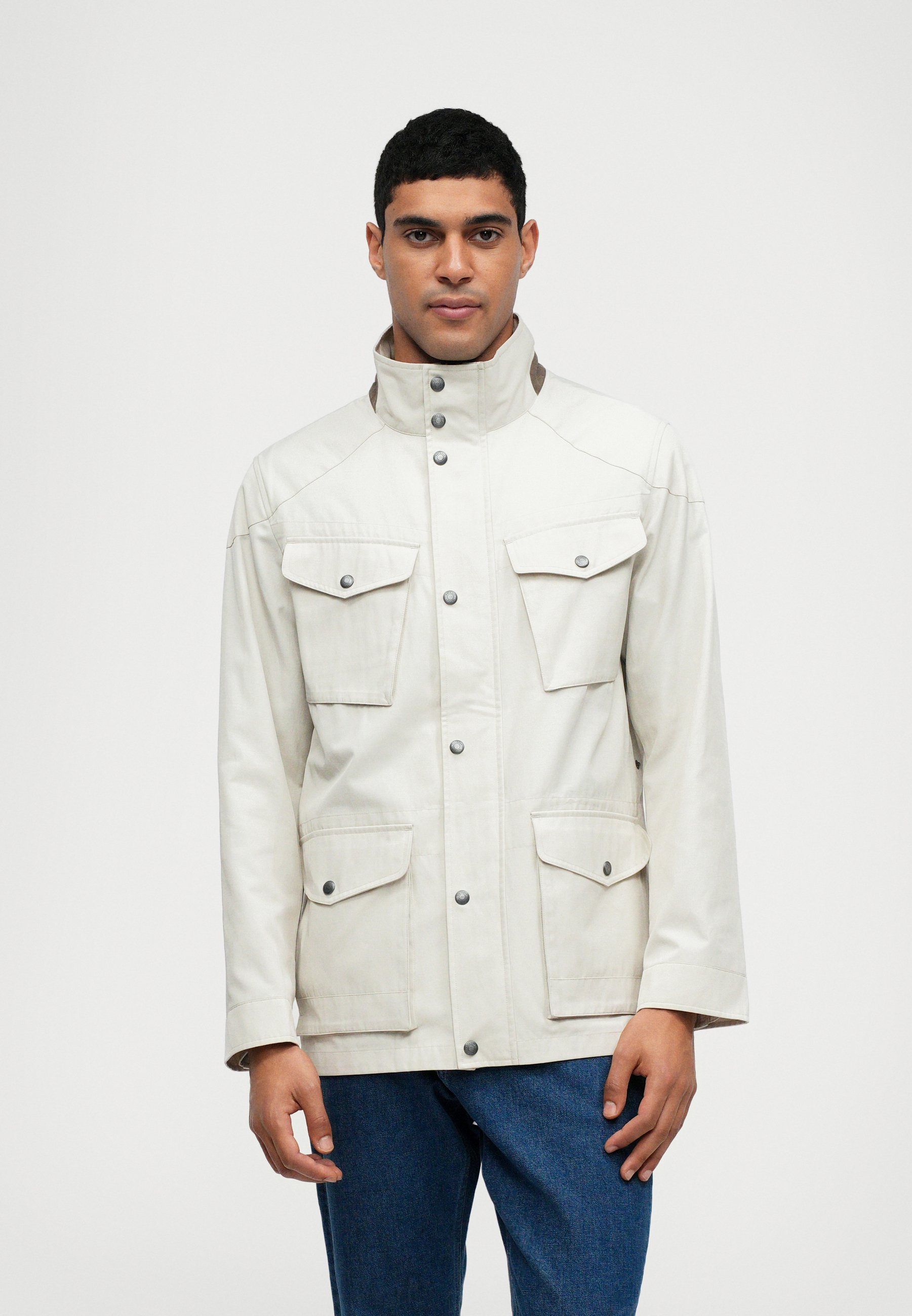 Hackett London UNLINED VELOSPEED - Summer jacket - stone beige