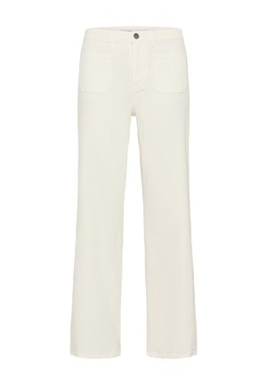 Kaffe, KABROOK HW REG FIT JEANS - Jeans Straight Leg - chalk