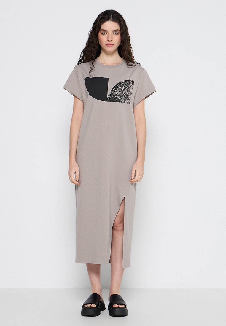 Iro Jerseyjurk taupe Iro Jerseyjurk taupe