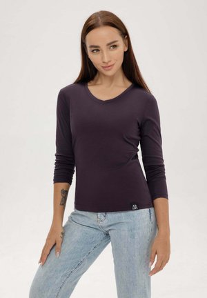 CREW NECK - Maglietta a manica lunga - purple
