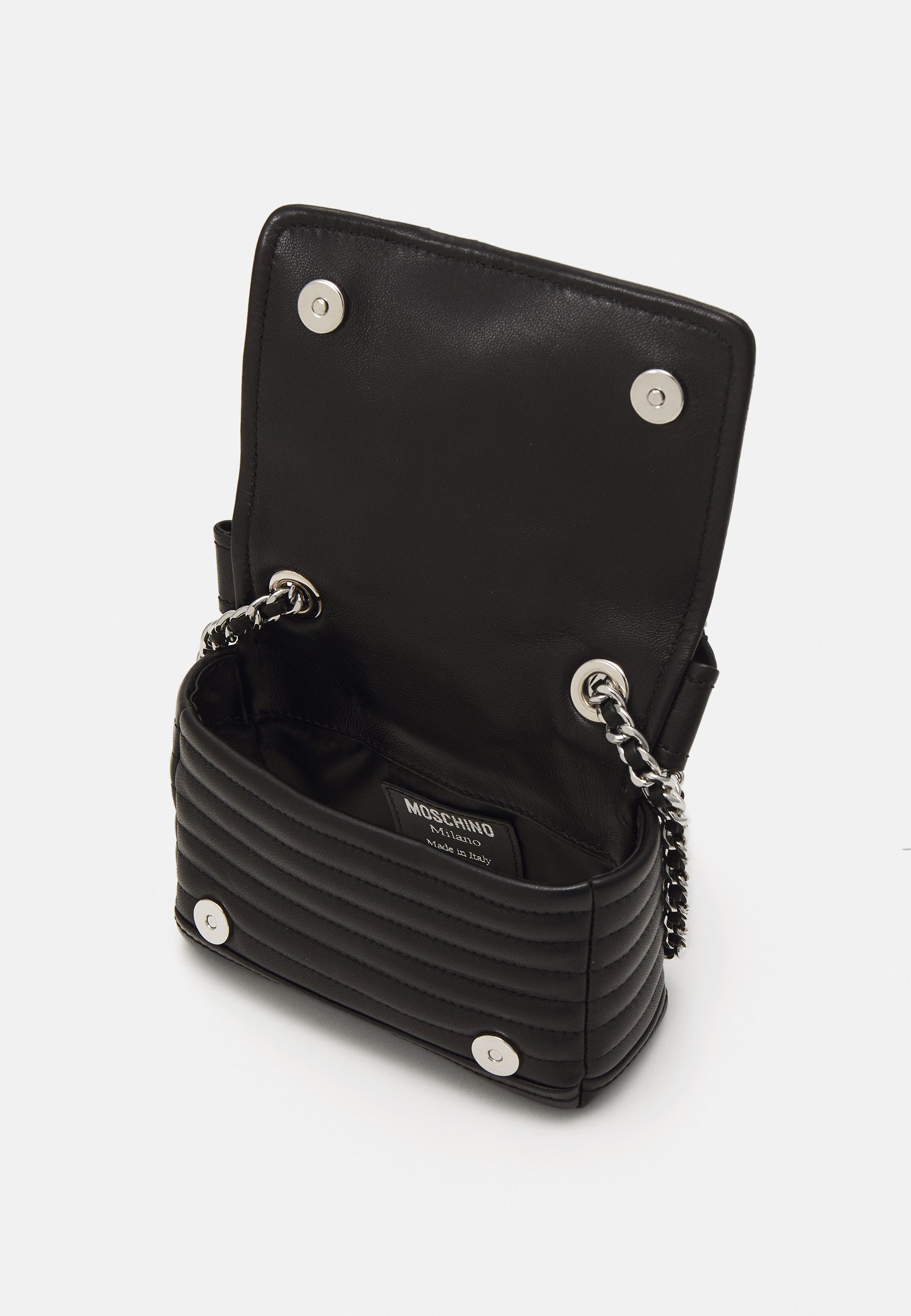 ショルダーバッグ・ポシェット Moschino Leather Bag. Moschino Leather Jacket Bag in Black | Lyst
