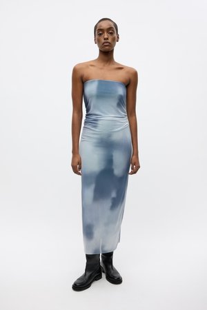 WILMA TUBE DRESS - Cocktailjurk - grey
