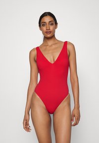 Seafolly DIVE DEEP V NECK ONE PIECE - Plavky - chilli red