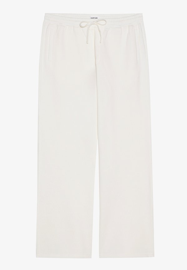 UNISEX - Tracksuit bottoms - egret4