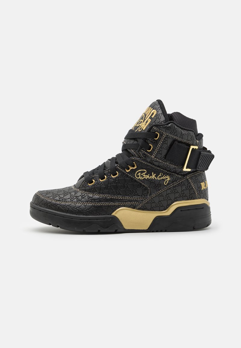 Patrick Ewing 33 X RAKIM - Kõrge servaga tossud - black/gold