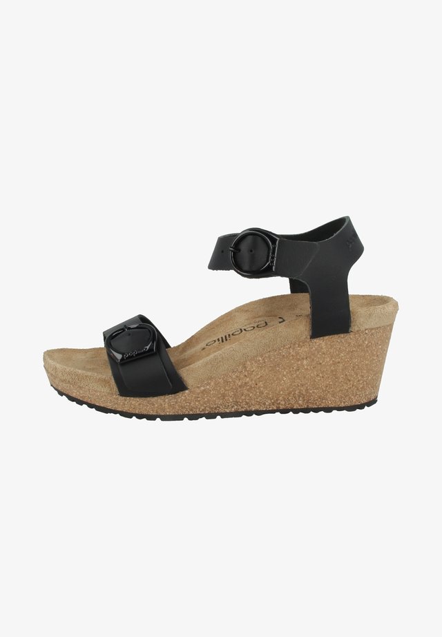 Sandaler m/ kilehæl - black