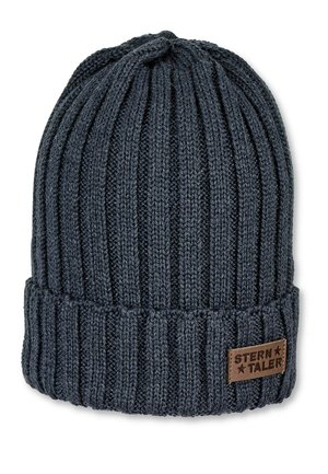 KLEINKIND STRICKMÜTZE - Beanie - blau meliert