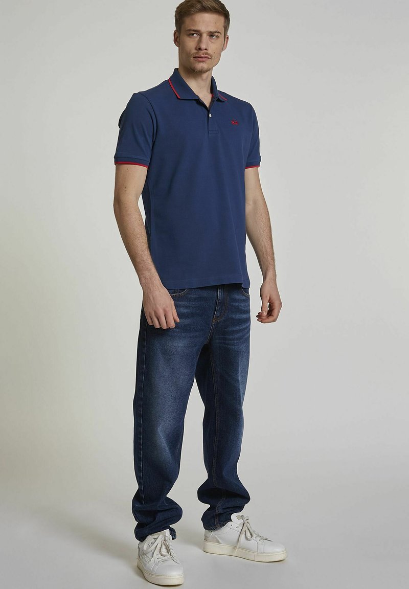 LA MARTINA Poloshirt blauw LA MARTINA Poloshirt blauw