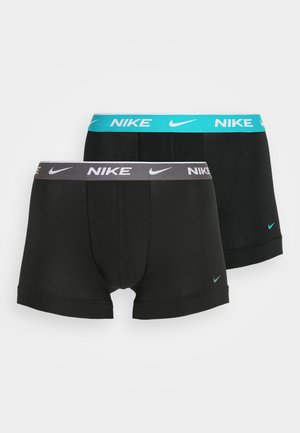 Nike Underwear TRUNK 2 PACK - Underbukse - black/dusty cactus/cool grey