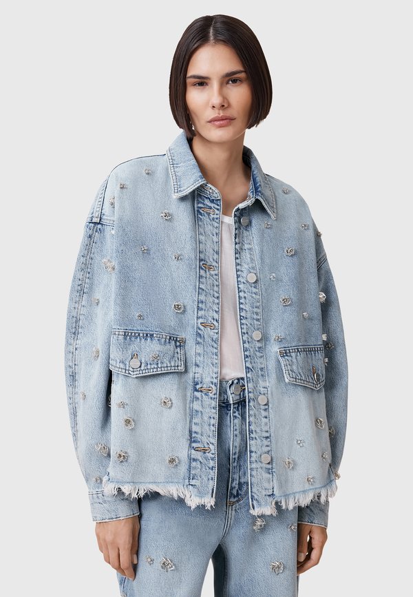 HETTIE SHACKET - Denim jacket - light indigo