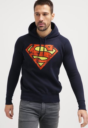 SUPERMAN - Hoodie - navy