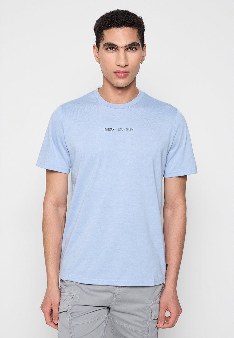 Mexx T-shirt basic lichtblauw