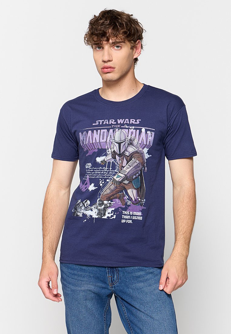 Star Wars T-shirt print donkerblauw