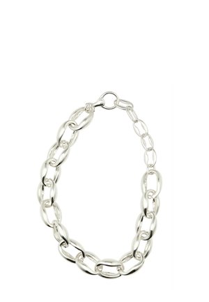 Massimo Dutti, CHUNKY CHAIN NECKLACE - Ketting - silver-coloured