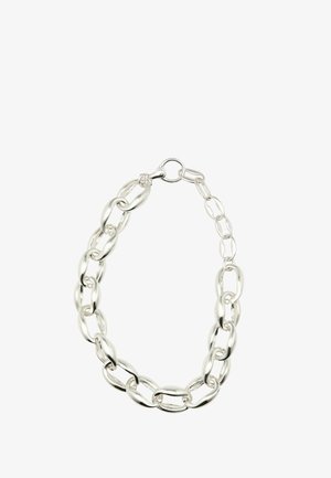 Massimo Dutti, CHUNKY CHAIN NECKLACE - Ketting - silver-coloured