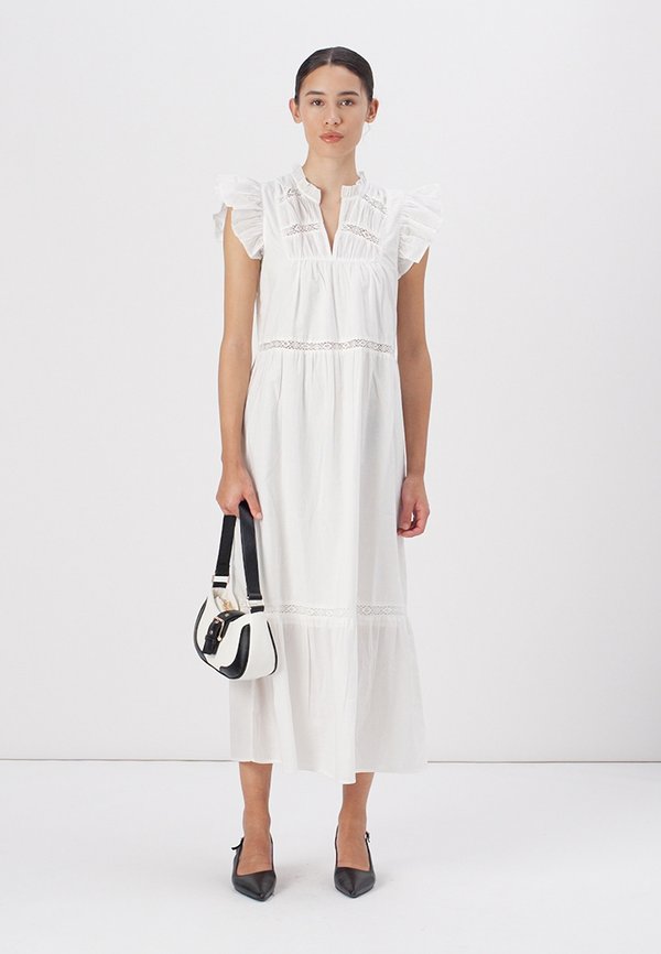 ONLSUNNY CAPSL FRILL DRESS  - Maxi dress - cloud dancer3