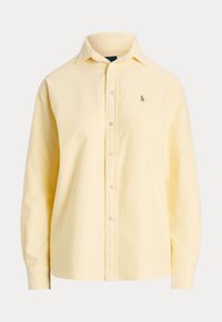 RELAXED FIT COTTON OXFORD SHIRT - Button-down blouse - wicket yellow