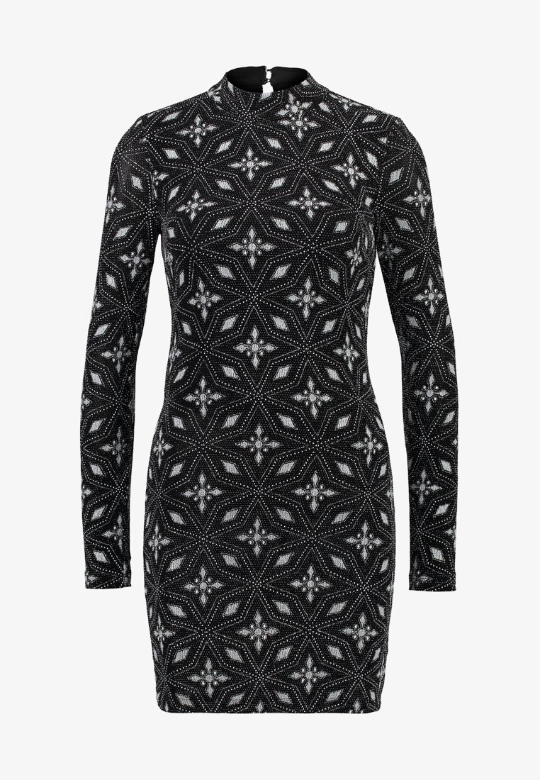 topshop black and silver dress Topshop Womens Black Ombre Plisse Micro Pleated V Neck Midi Dress US 4 UK 8