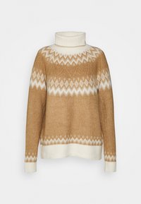ONLMARJANA HIGHNECK - Camisola - toasted coconut/taupe gray/pumice stone/humus