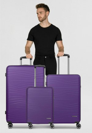 FRANKY, DALLAS 3.0 4 ROLLEN KOFFERSET 3-TEILIG MIT DEHNFALTE UNISEX - Bagage / koffer - purple