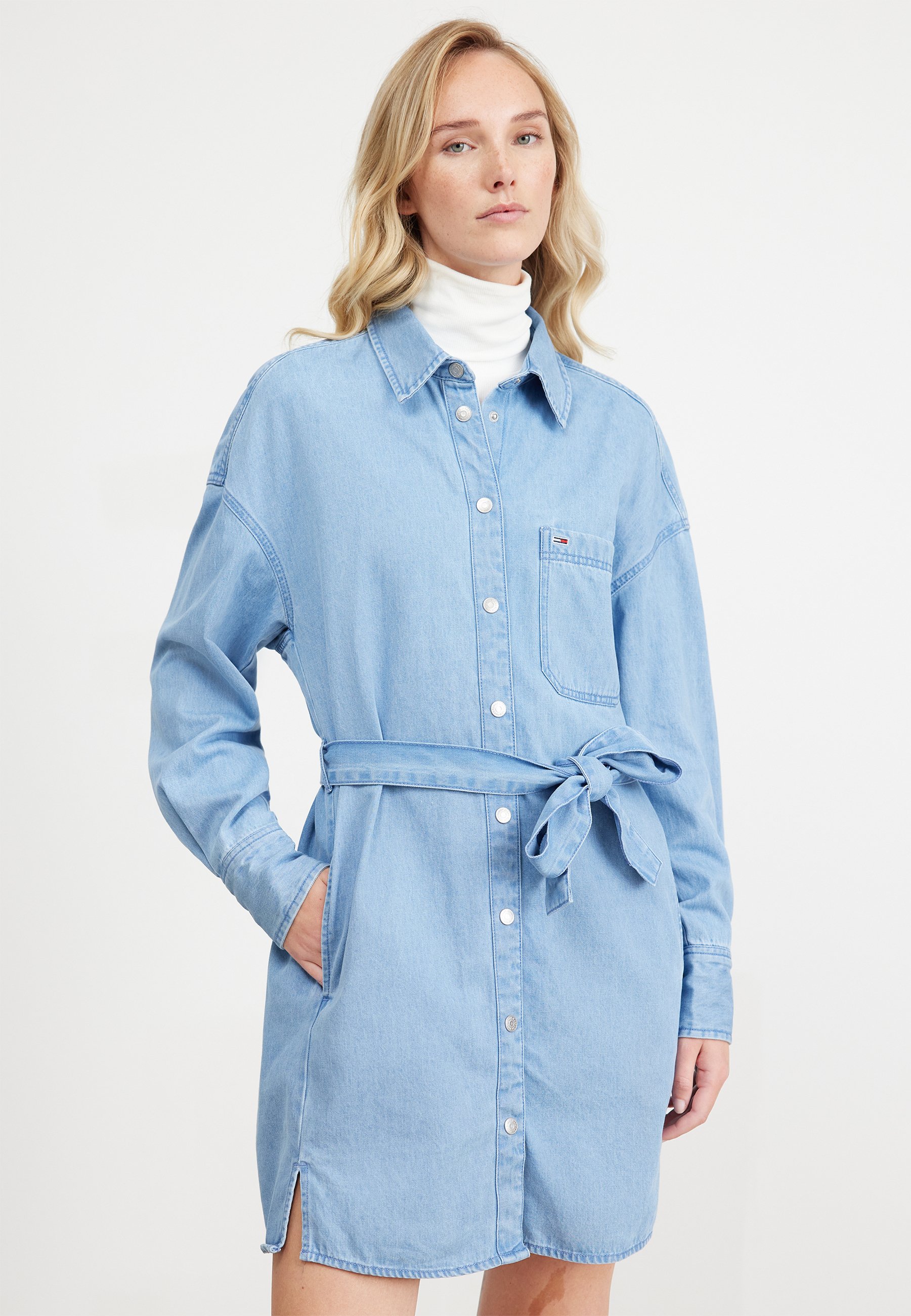 Denim Shirt Dress — free download