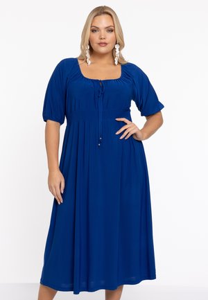 PUFF SLEEVE DETAIL - Day dress - indigo