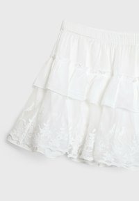 FRILL - Minisukně - white