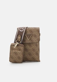 Guess - LATONA FLAP CHIT CHAT SET - Telefono dėklas - latte logo Miniatiūros vaizdas 1