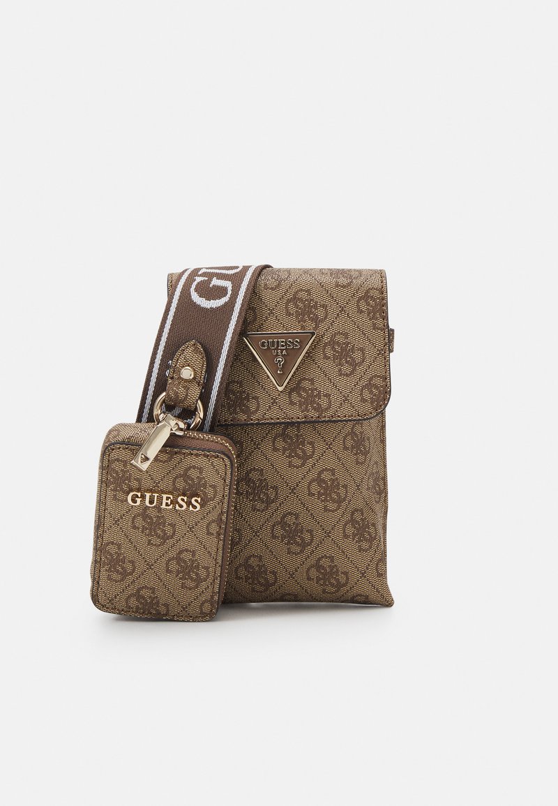 Guess - LATONA FLAP CHIT CHAT SET - Carcasă telefon - latte logo, Extindeți