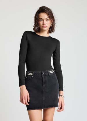 TINTA UNITA - T-shirt à manches longues - ultrablack