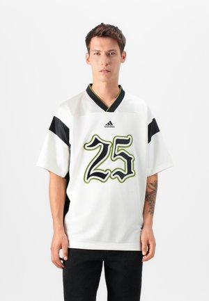 T-shirt print - cloud white black