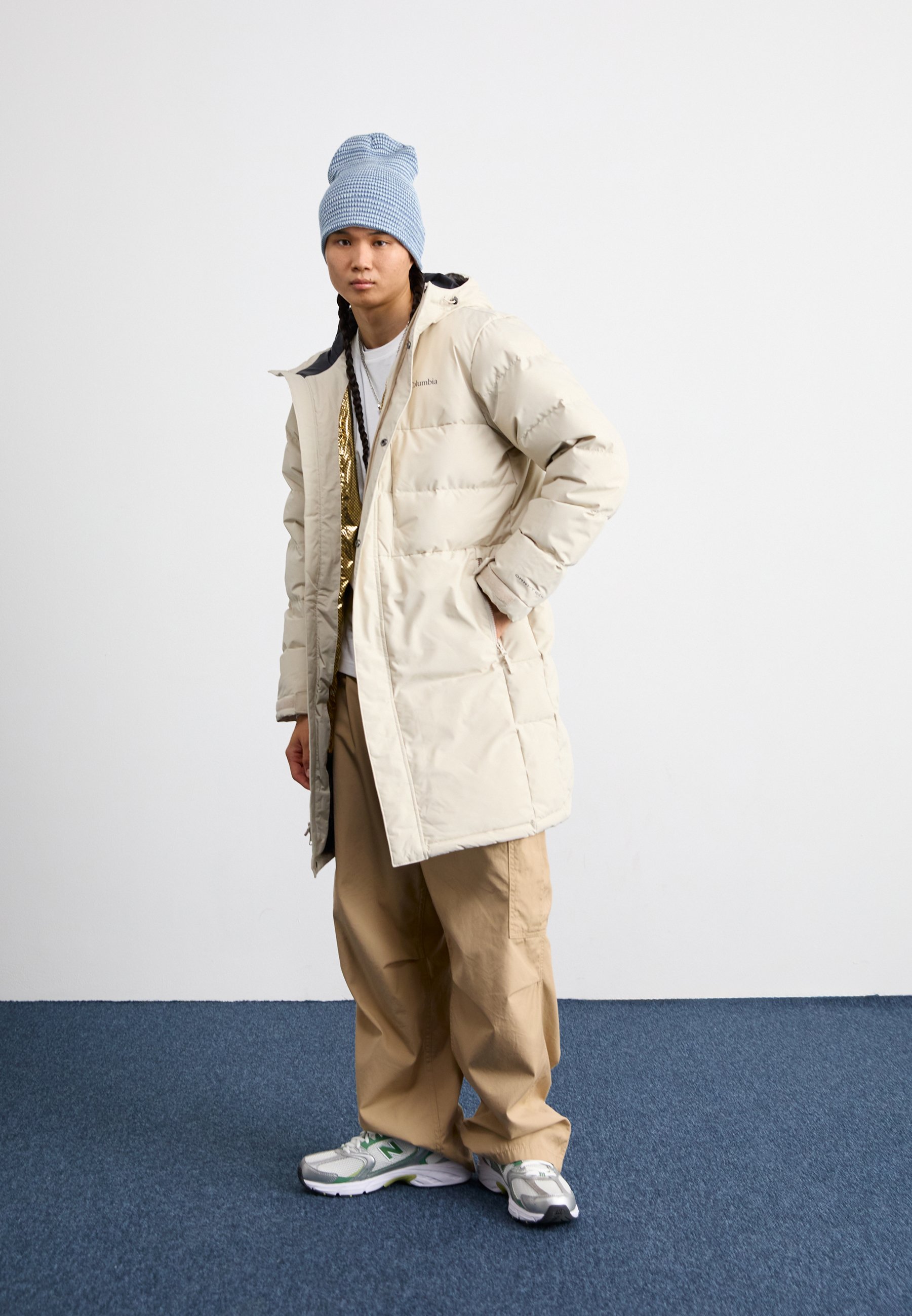 Columbia TOYAMA PASS™ II PARKA - Down coat - dark stone/beige