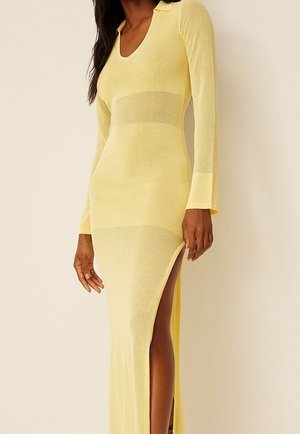 Shirt dress - yellow