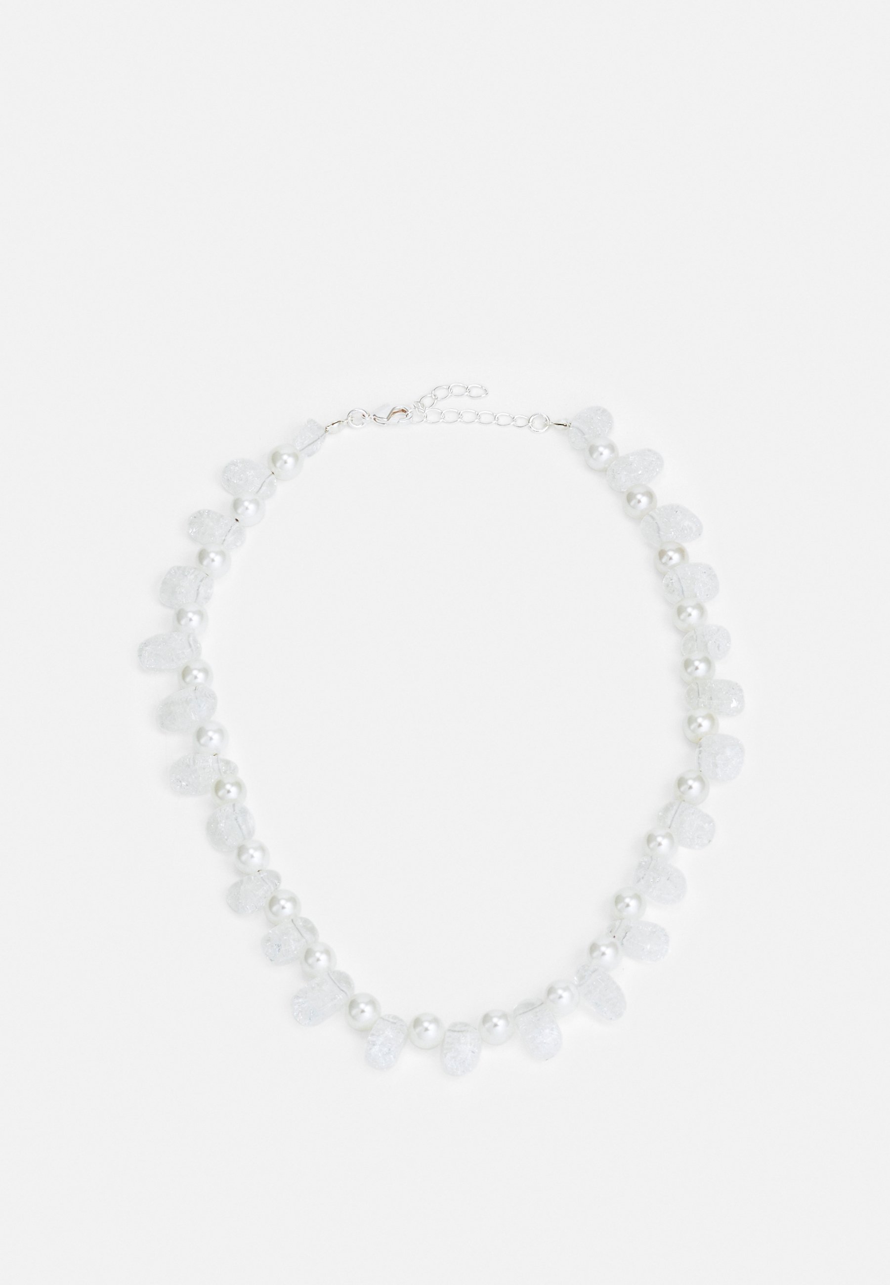 Donna Gioielli sweet deluxe ANNILIE - Collana - silver-coloured/weiß/argentato Donna Gioielli sweet deluxe ANNILIE - Collana - silver-coloured/weiß/argentato