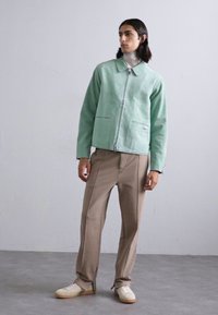 Filling Pieces JACKET - Giacca di pelle - green