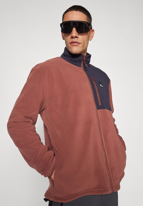 SUMETRO - Fleece jacket - dark rust2