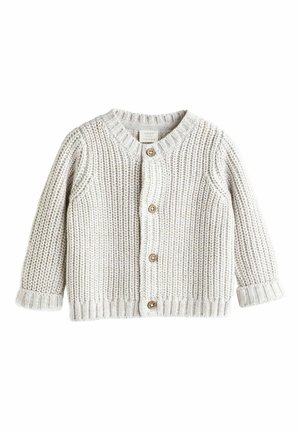 CHUNKY EMBROIDED - Kardigan - cream born