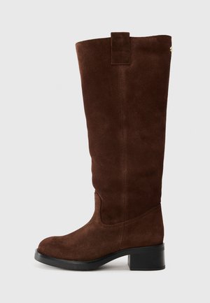 BANNER - Bottes de cowboy / motard - dark brown