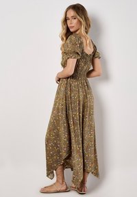 Apricot SARASA MILKMAID - Vestido largo - khaki