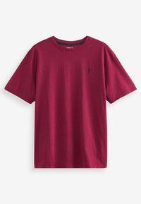 Next 4 PACK REGULAR FIT - Tricou basic - burgundy red white grey black