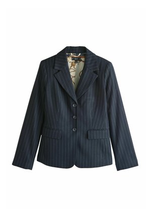 Next, REGULAR FIT - PINSTRIPE SCULPTED SINGLE BREASTED BLAZER . - Blazer - navy