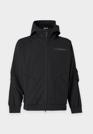 EA7 Emporio Armani, TRAIN URBAN UTILITY HOODIE - Тренировъчно яке - black