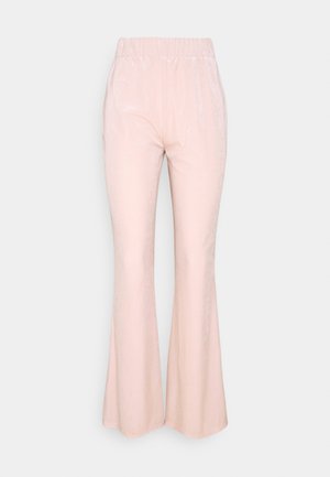 VIVELVETTA FLARED PANT - Tracksuit bottoms - peach blush