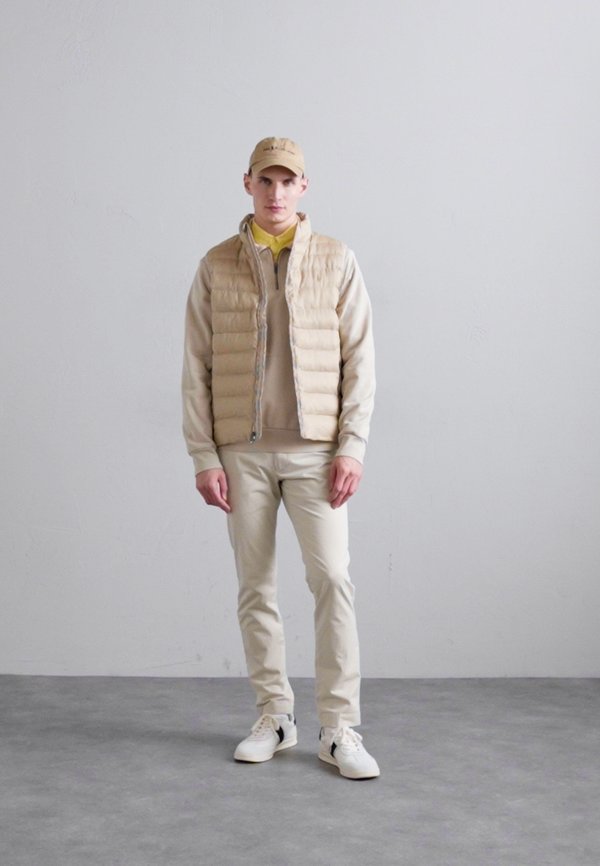 THE COLDEN LINEN VEST - Waistcoat - coastal beige4