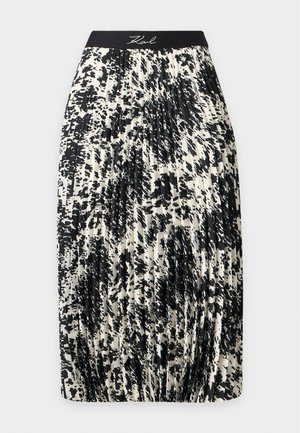 KARL LAGERFELD, PLEATED SKIRT - Jupe plissée - snowy mountain