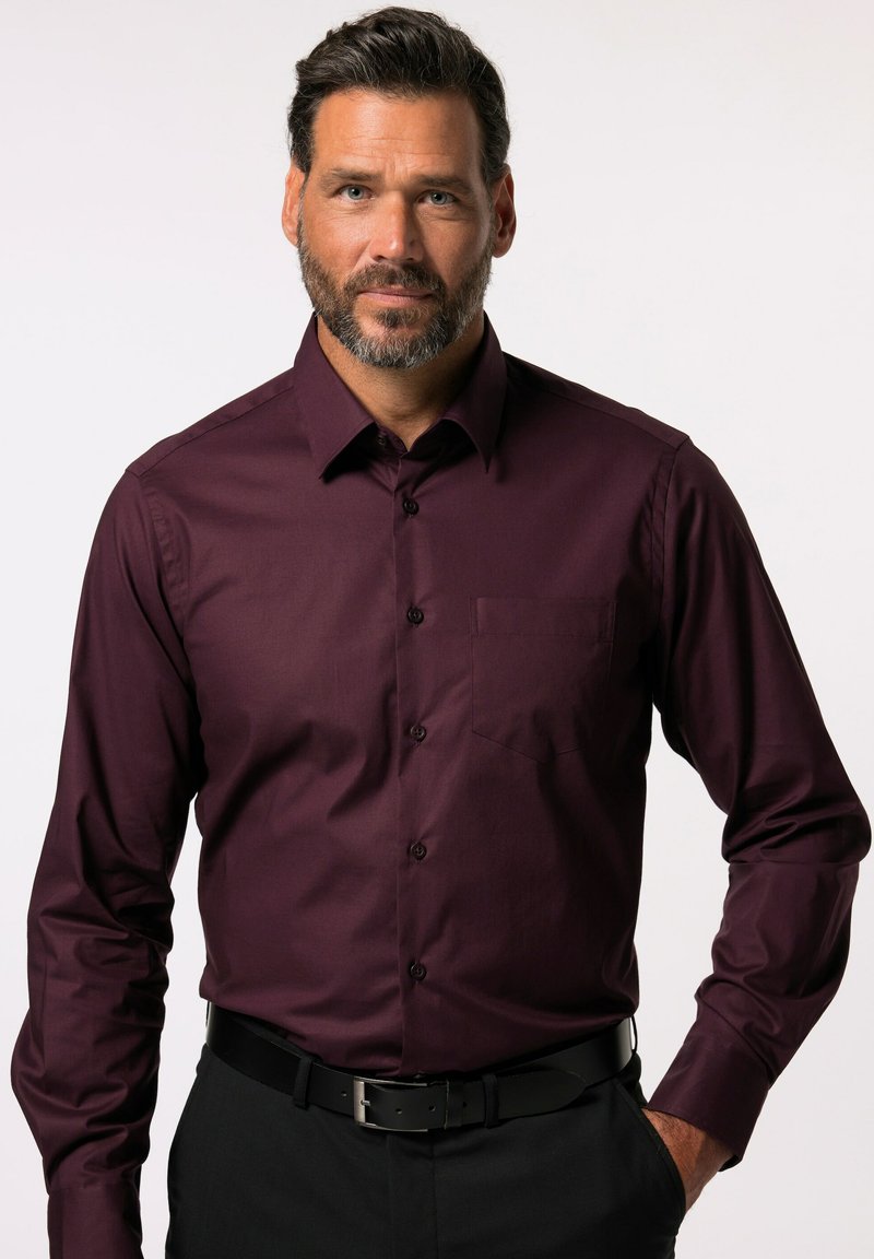 JP1880 MODERN BASIC FIT - Camisa - aubergine