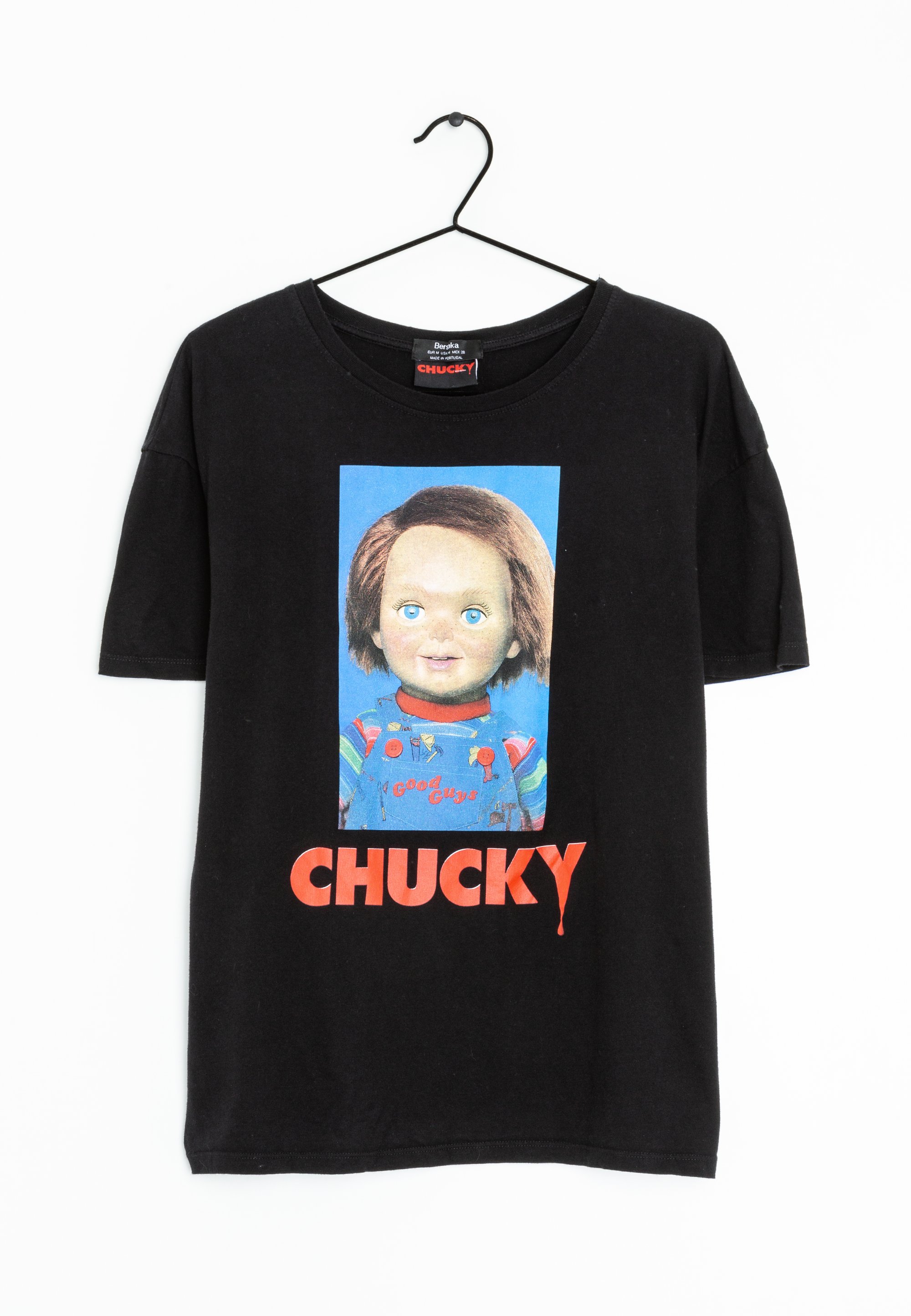 Bershka Print T-shirt black (Pre-owned) Zalando