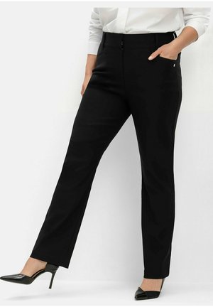 Sheego, Stoffhose - schwarz