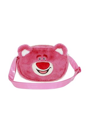 DISNEY LOTSO HUGGIN BEAR STRAWBERRY MINI PLUSH - Bandolera - lotso huggin bear pink