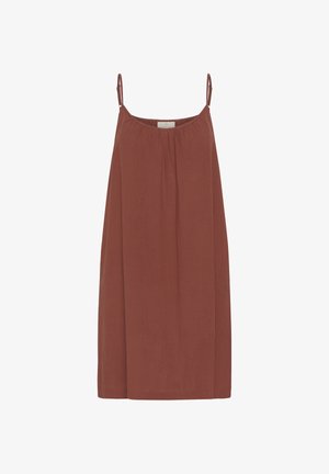 Kaffe, KAPAULINE SHORT STRAP - Robe de jour - henna